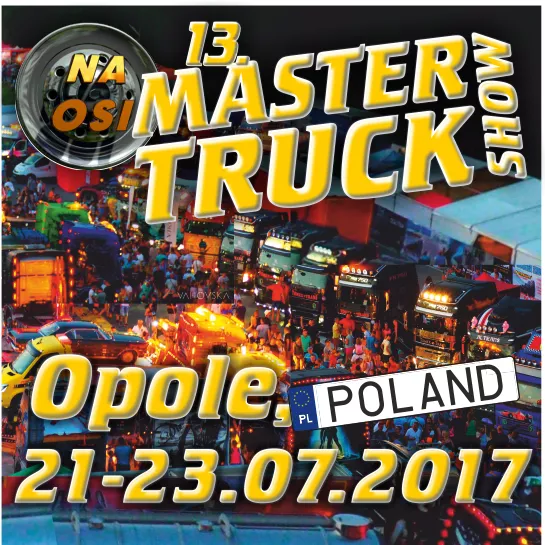 plakat master truck 2015